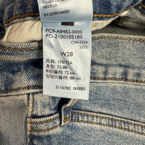 Levi Strauss Signature Mens 28 Classic Denim Shorts 10 Inch Inseam Relaxed Fit - Picture 7 of 7